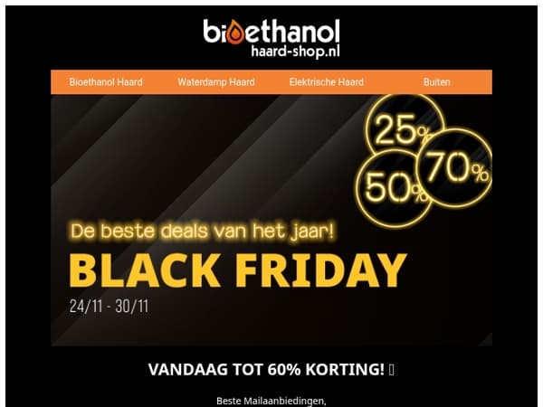 Bespaar tot 60% op meerdere bestsellers! 🔥