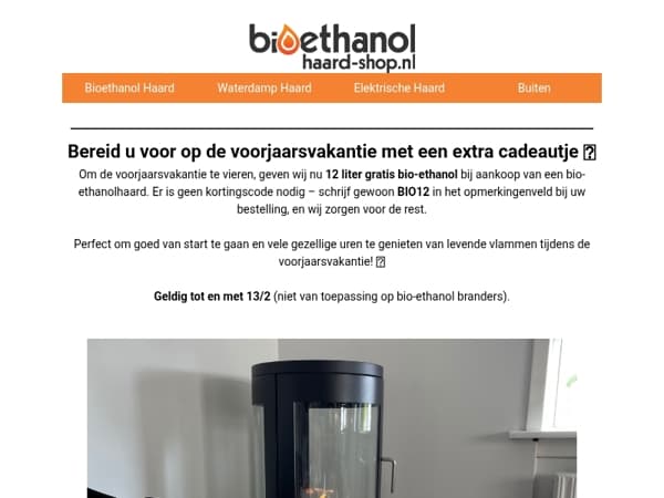 Maak uw voorjaarsvakantie extra gezellig 🔥