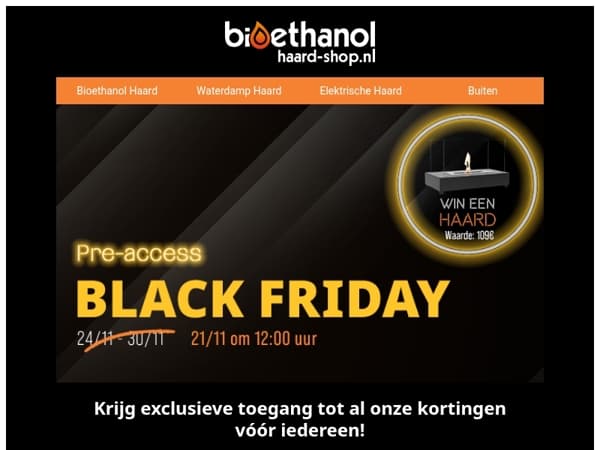 Vroege toegang tot onze Black Friday Sale!🔥🖤