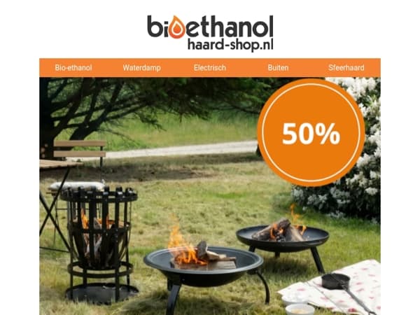 Laatste kans – Bespaar tot 50% op geselecteerde vuurschalen 🔥