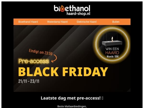 Laatste kans voor pre-access! 🔥