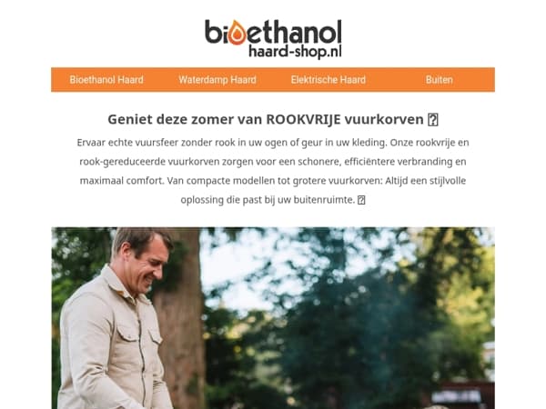 Rookvrije gezelligheid voor uw tuin 🔥
