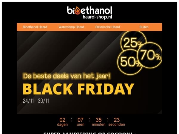 Black Friday Deal: Cocoon Aeris voor een scherpe prijs! 🔥🖤