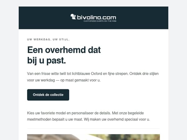 Wit, blauw of gestreept: jouw volgende hemd op maat.
