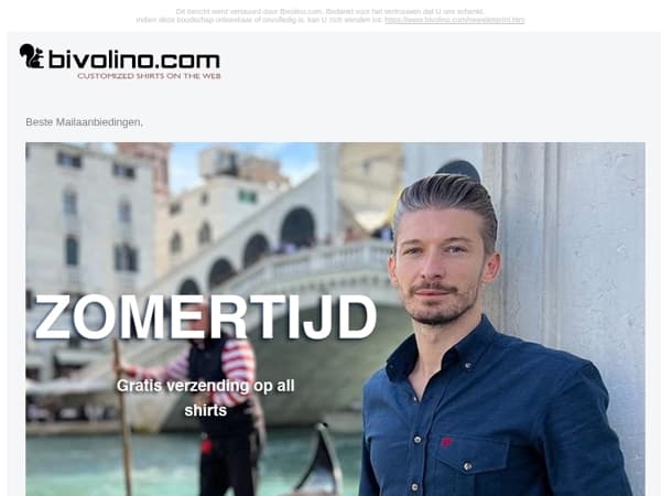 Laatste oproep  - Het zomeruur: Gratis levering!