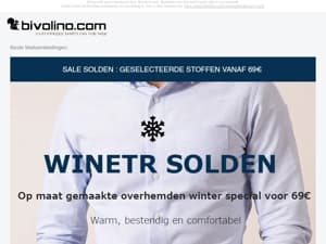 Winter-Solden: overhemd vanaf 69€!