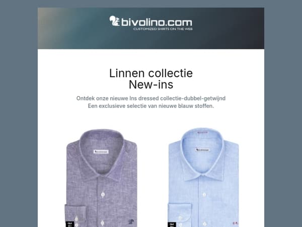 NEW-INS De linen essentials -  blauw