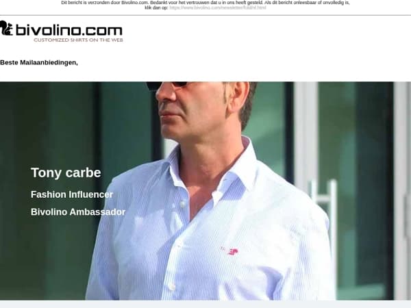 Dress en Smart Casual 2ply overhemden met monogram