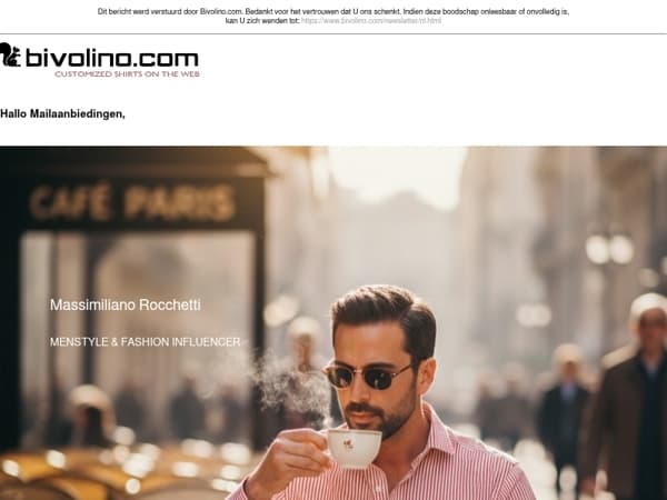 2ply gestreepte overhemden