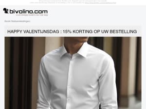 ❤️ Valentijnsdag Speciaal: 15% korting!