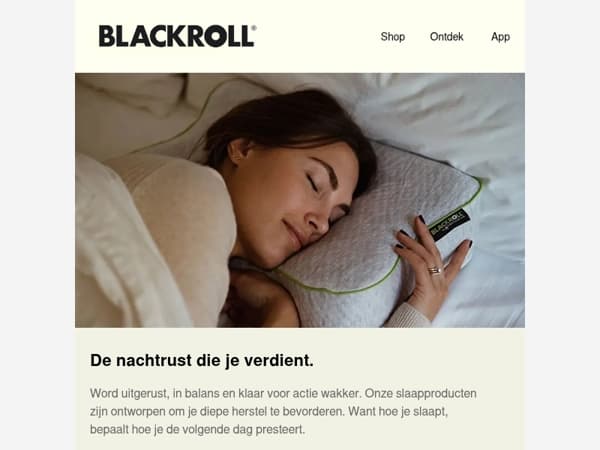 Beter slapen. Voor een betere versie van jezelf.