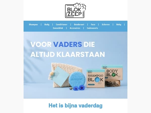 Nog opzoek naar een Vaderdag cadeau? 💙