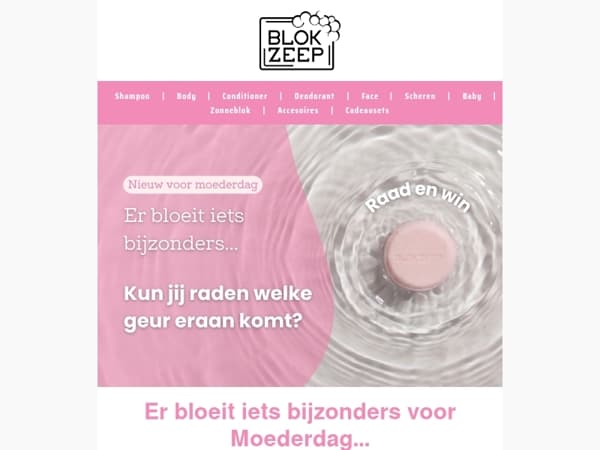 Raad de geur & win onze nieuwe shampoo bar 🌿