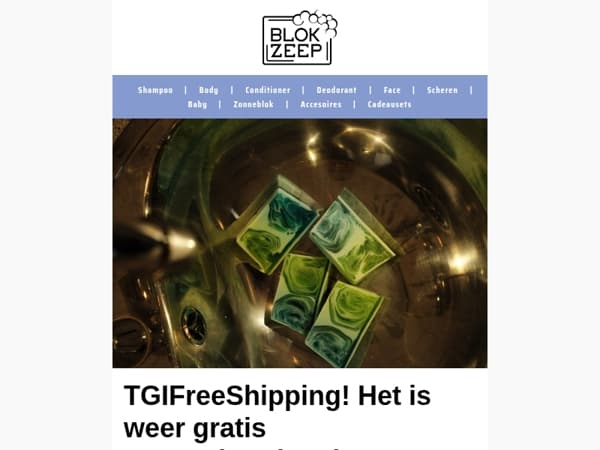 Dit weekend: Gratis verzending!