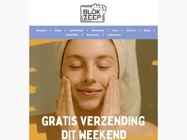 Gratis Verzending, alleen dit weekend!