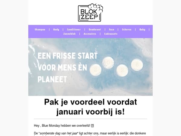 👋 Weg met die winterdip! (+ 15% korting)