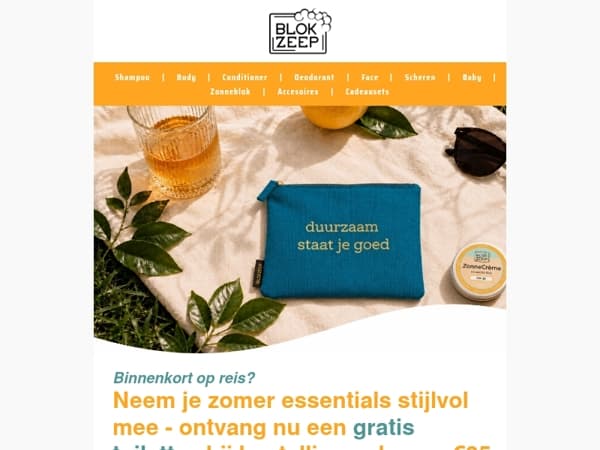 Frisse zomerfavorieten voor onderweg 🌞