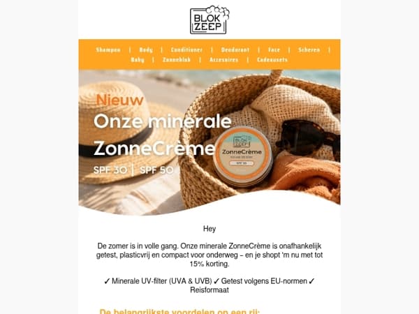 Heb jij je zonnebrand al ingepakt?