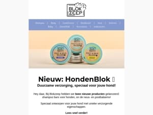Blokzeep voor honden..?