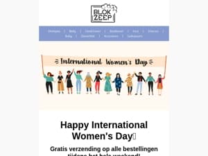 Happy International Women's day🎉♀️