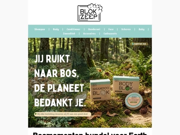 Earth Day bij Blokzeep: bestel de Bosmomenten bundel en wij doneren 🌿