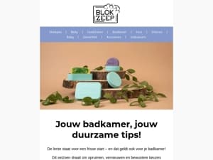 Hoe duurzaam is jouw badkamer? Deel je tips & inspireer!