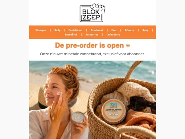 ☀️ Volgende week 34 graden — en jij staat er klaar voor