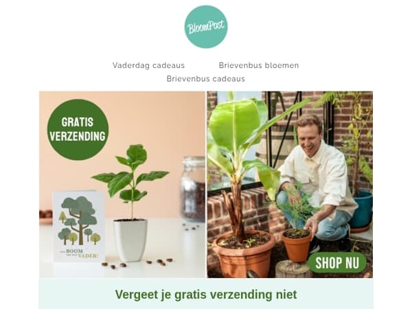 Laatste kans op gratis verzending! 😍