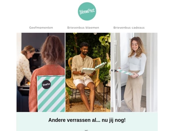 🌸 Anderen verrassen al... Nu jij nog! 