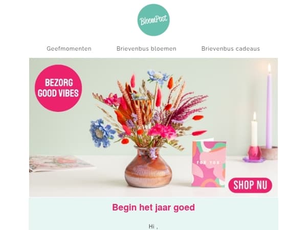 Begin 2026 met een lief gebaar