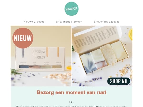 Nieuw: zeep cadeausets 🫧