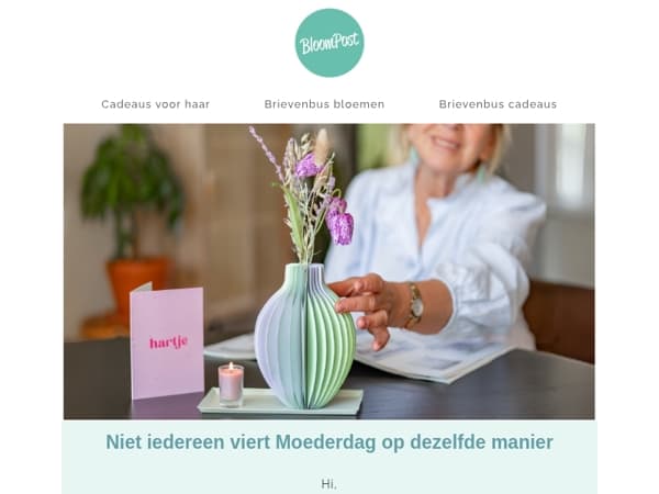  Liever geen Moederdagmails?