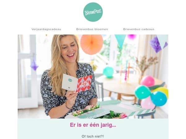 Gefeliciteerd met je verjaardag!