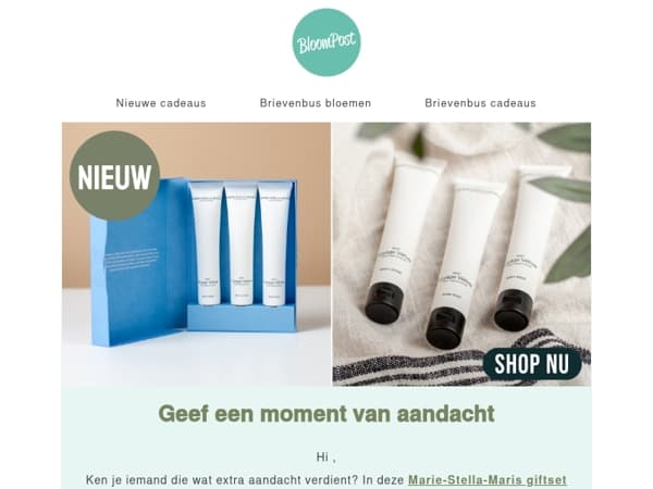 Nieuw: ontspanningscadeaus