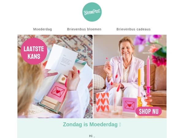 💗 Laatste kans: verras haar op Moederdag 