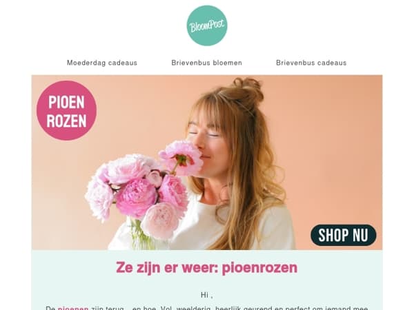 Verras met pioenrozen