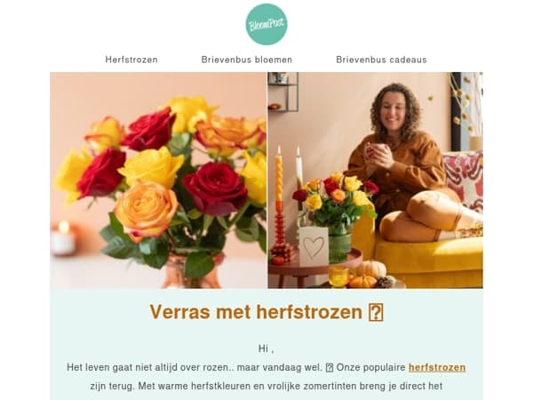 Ze zijn er weer: herfstrozen