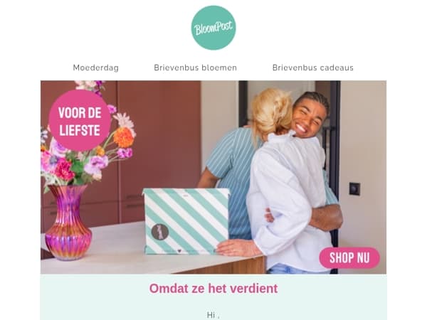 Voor de vrouw die altijd voor je klaarstaat 💗