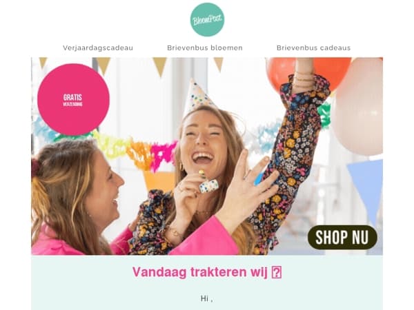 💥 Alleen vandaag: gratis verzending