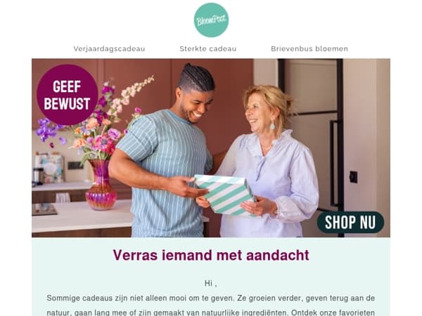 Verantwoorde cadeaus voor jou