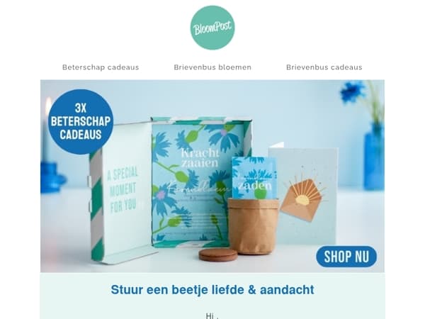 3x beterschap cadeaus