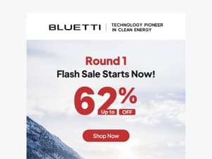 📢 The First Flash Sale of the Year is Here!