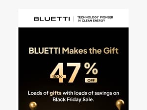 🎁BLUETTI Makes the Gift!