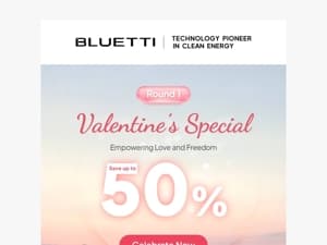 💘 Love at First Deal: Up to 50% Off This Valentine’s! 💕