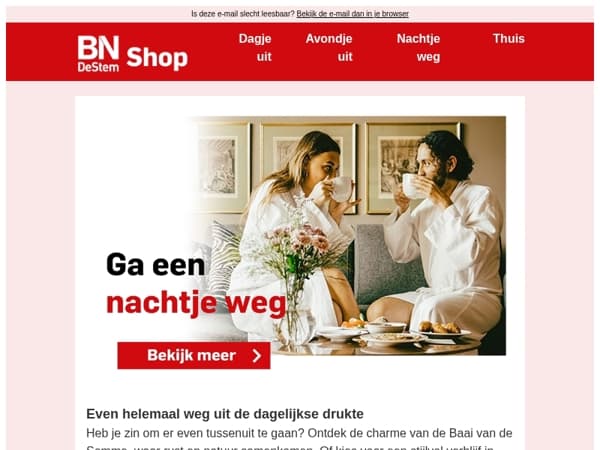 Van kasteeltuinen tot reizen, nu met korting