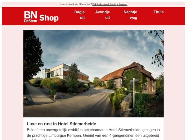 Luxe en rust in Hotel Stiemerheide