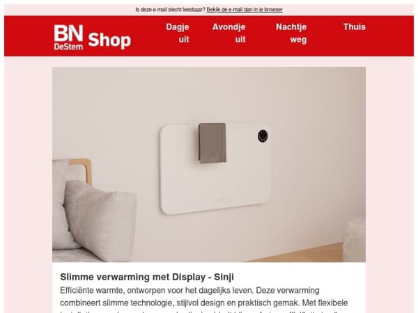 Efficiënte warmte, ontworpen voor het dagelijks leven