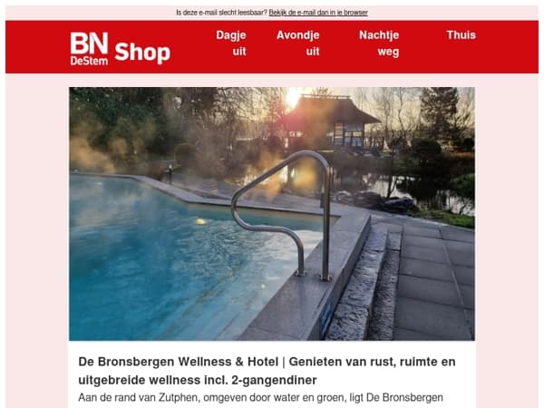 Neem even afstand van de dagelijkse drukte