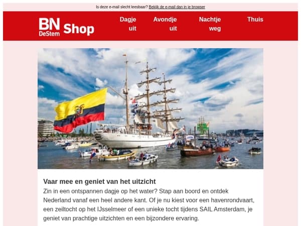 Beleef met korting een unieke rondvaart