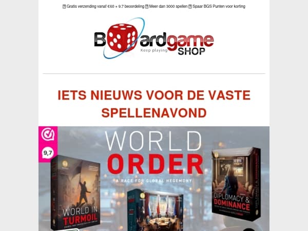 Iets nieuws voor de vaste spellenavond